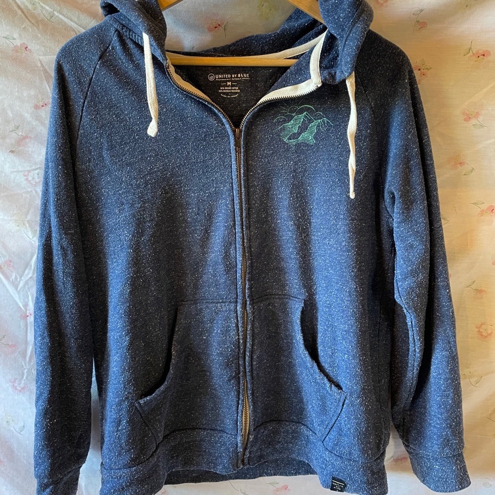 Camping Theme United By Blue Hoodie Full Zip